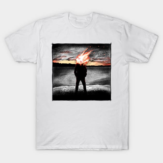 Dusk Ember T-Shirt by dragonrise_studio